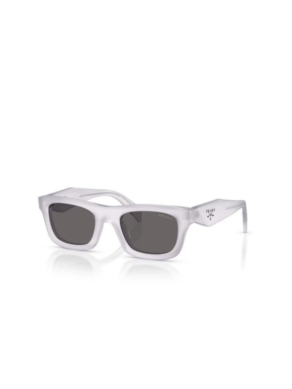Prada PRC06S 22G08Z 50 Grey Silver Sunglasses PRC06S